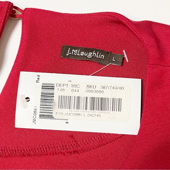 J. McLaughlin Red Long Sleeve Dress - Picture 8 of 16